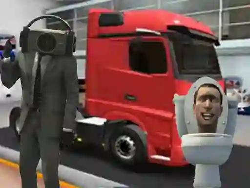 Truck Simulator Skibidi Toilet เกมออนไลน์