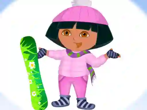 Dora Ski Winter Dressup เกมออนไลน์