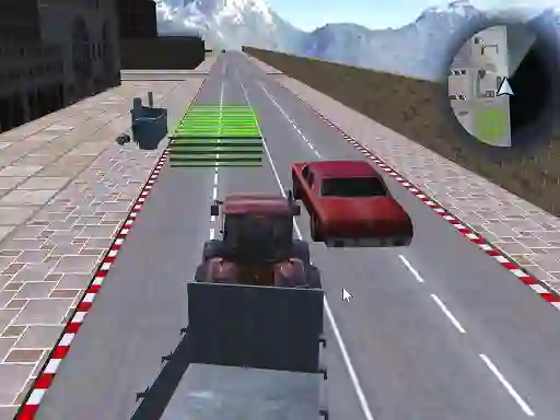 Tractor Driving Garbage collect เกมออนไลน์