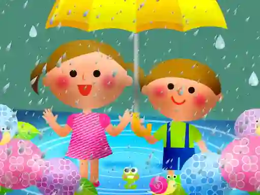 Kids Rainy Day Puzzle เกมออนไลน์