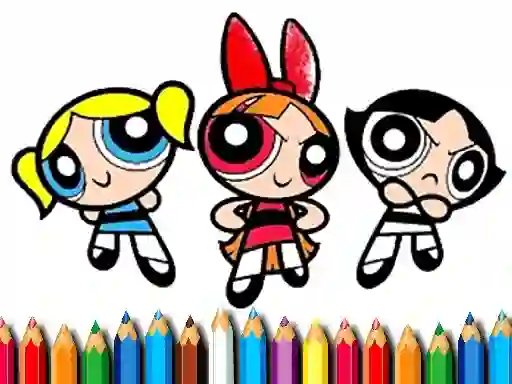 PowerPuff Girls Coloring Book เกมออนไลน์
