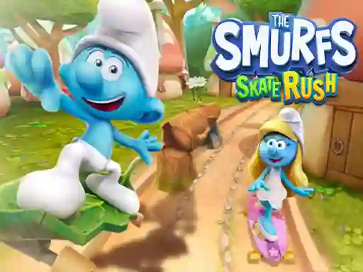 The Smufrs Skate Rush เกมออนไลน์