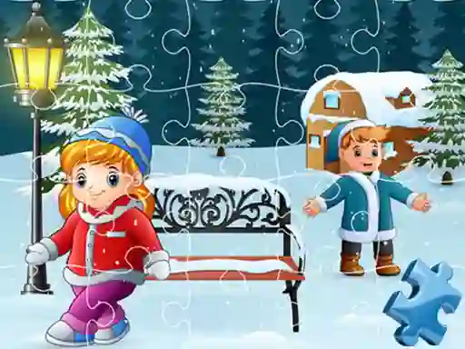 Happy Winter Jigsaw เกมออนไลน์