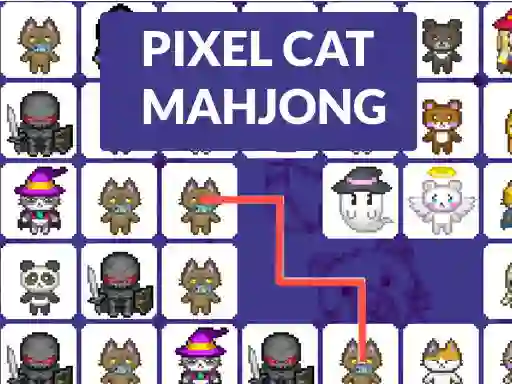 Pixel cat mahjong เกมออนไลน์