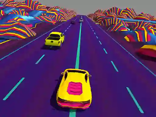 Neon Race Retro Drift เกมออนไลน์
