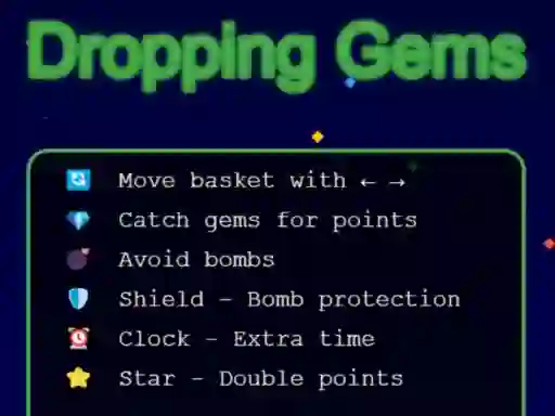 Dropping Gems เกมออนไลน์