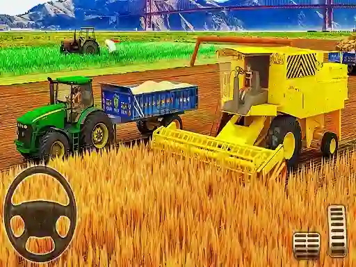 US Modern Tractor Farming Game 3D 2022 เกมออนไลน์