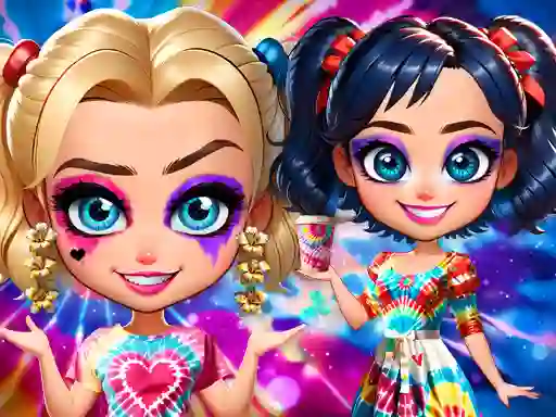 Tie Dye Explosion of Color เกมออนไลน์