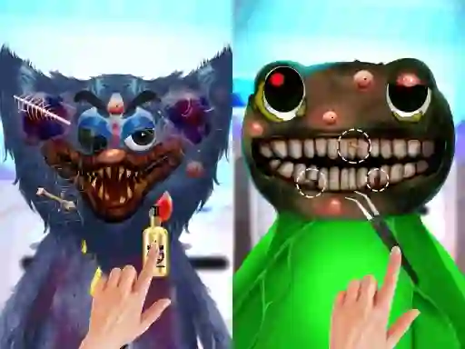 Huggy ASMR Monster Makeover เกมออนไลน์