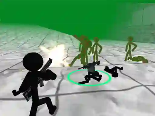 Stickman Killing Zombie 3D เกมออนไลน์