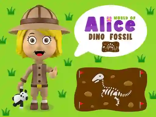World of Alice Dino Fossil เกมออนไลน์
