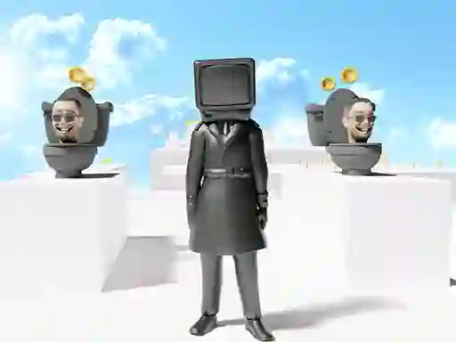 Skibidi Toilet Parkour run เกมออนไลน์
