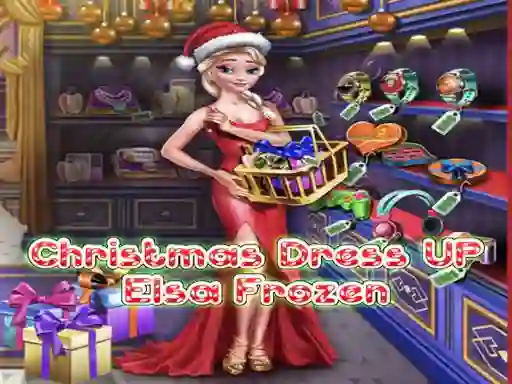 Elsa Frozen Christmas Dress up เกมออนไลน์