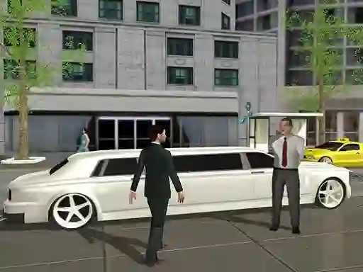 Limo Taxi Driving Simulator: Limousine Car Games เกมออนไลน์