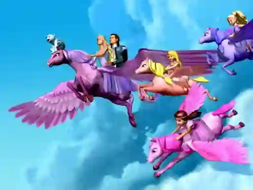 Barbie Magic Pegasus Puzzle เกมออนไลน์
