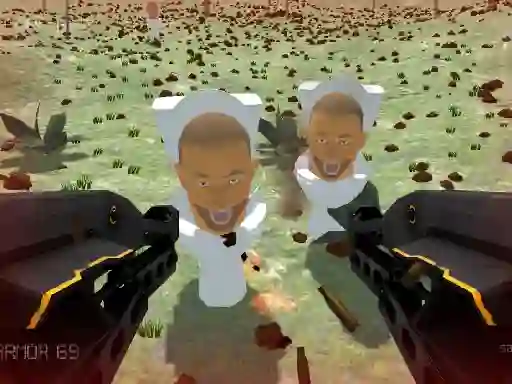Shooting Survival Skibidi Toilet เกมออนไลน์