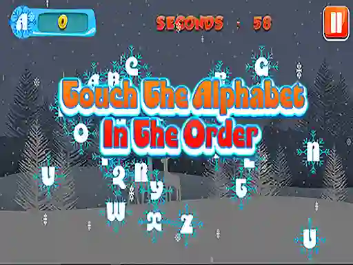 Touch the Alphabet in the Order เกมออนไลน์