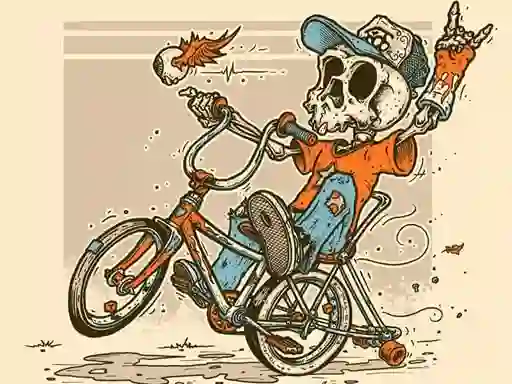 Halloween Bike Ride เกมออนไลน์