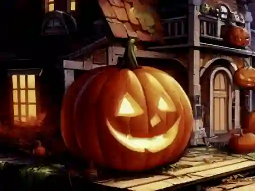 Halloweem Pumpkin Adventure เกมออนไลน์
