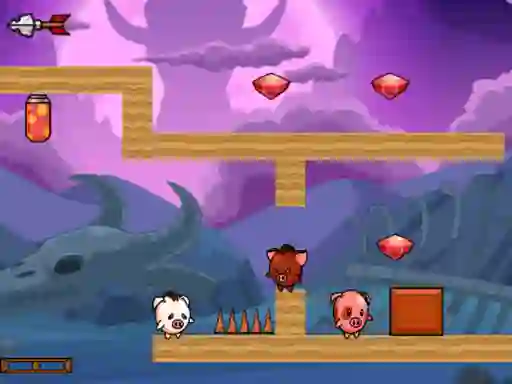 Pig Bros Adventure เกมออนไลน์