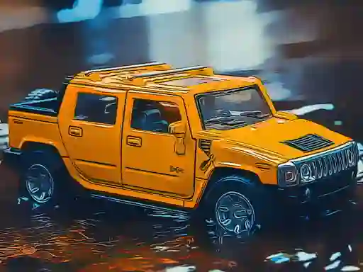 Hummer Jeep Puzzle เกมออนไลน์