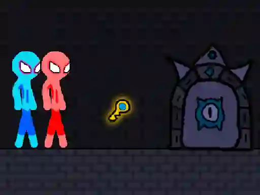 Red and Blue Stickman Rope เกมออนไลน์