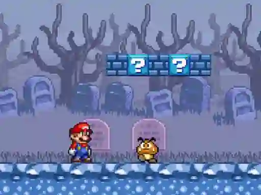 Super Mario Bros Star Scramble 2 Ghost island เกมออนไลน์