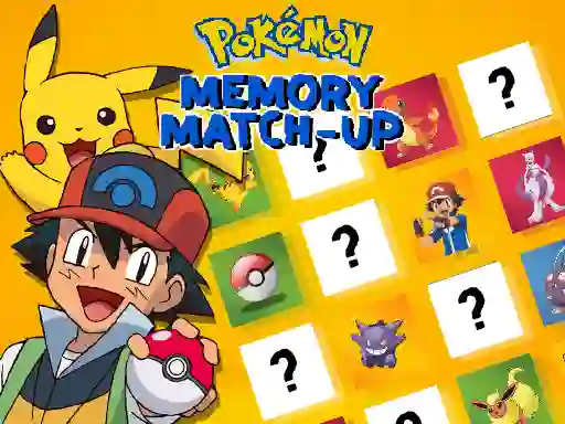 Pokemon Memory Match-Up เกมออนไลน์