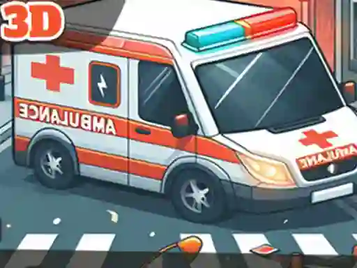 Ambulance Driver 3D เกมออนไลน์