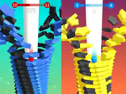 Stack Bounce 3D เกมออนไลน์