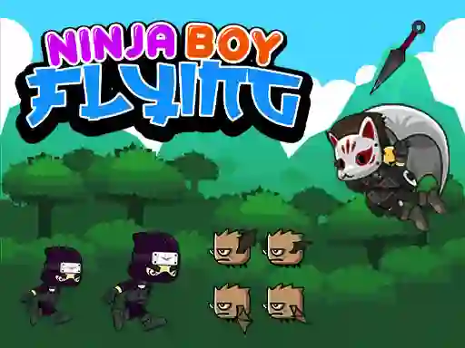 Ninja Boy Flying เกมออนไลน์