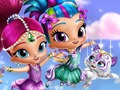 แต่งตัว Shimmer และ Shine เกมออนไลน์