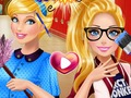 การแข่งขันซินเดอเรลล่าและบาร์บี้  เกมออนไลน์