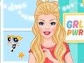ตุ๊กตาบาร์บี้ลุคพาวเวอร์พัฟ  เกมออนไลน์