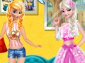 มินเนี่ยนดรอปโดย Frozen Sisters  เกมออนไลน์