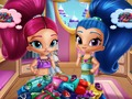 ทำความสะอาดตู้เสื้อผ้า Shimmer และ Shine เกมออนไลน์