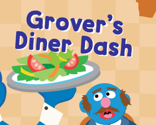 123 Sesame Street: Grover's Diner Dash เกมออนไลน์