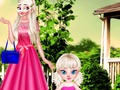 ถ่ายภาพคุณแม่เอลซ่าและลูกน้อย  เกมออนไลน์
