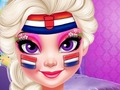 ราชินีน้ำแข็ง: ประชันการตกแต่งใบหน้าโลก  เกมออนไลน์