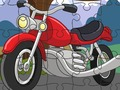 จิ๊กซอว์มอเตอร์ไซค์การ์ตูน เกมออนไลน์