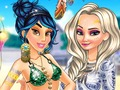 ความหลงใหลในชุดชายหาดโบฮีเมียนของเจ้าหญิง เกมออนไลน์