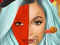 Kylie Jenner: ศิลปะแห่งการวาดภาพใบหน้าวันฮาโลวีน  เกมออนไลน์