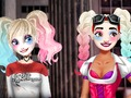 สตูดิโอทำผมและแต่งหน้า Harley Quinn เกมออนไลน์