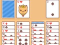 ลูกแมวน่ารักเล่นไพ่คนเดียว  เกมออนไลน์
