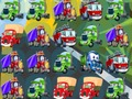 รถบรรทุกการ์ตูนตรงกับ 3  เกมออนไลน์