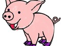 สมุดระบายสีหมู  เกมออนไลน์