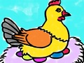 สมุดระบายสีไก่  เกมออนไลน์