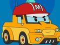 สมุดระบายสี Robocar Poli  เกมออนไลน์