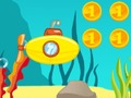 ดำน้ำอย่างมีความสุขใต้น้ำ  เกมออนไลน์