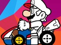 สมุดระบายสี Mario Driving  เกมออนไลน์